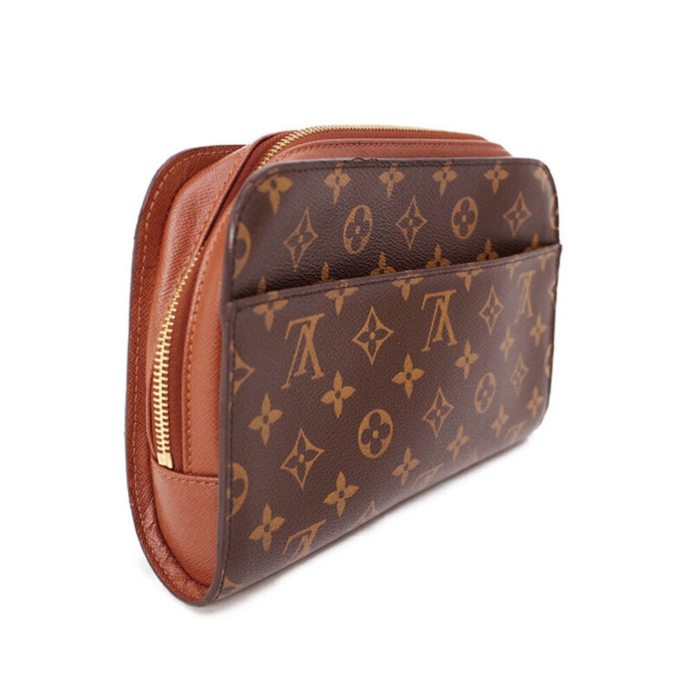 Louis Vuitton Bag Brown Shoulder Leather Monogram Orsay